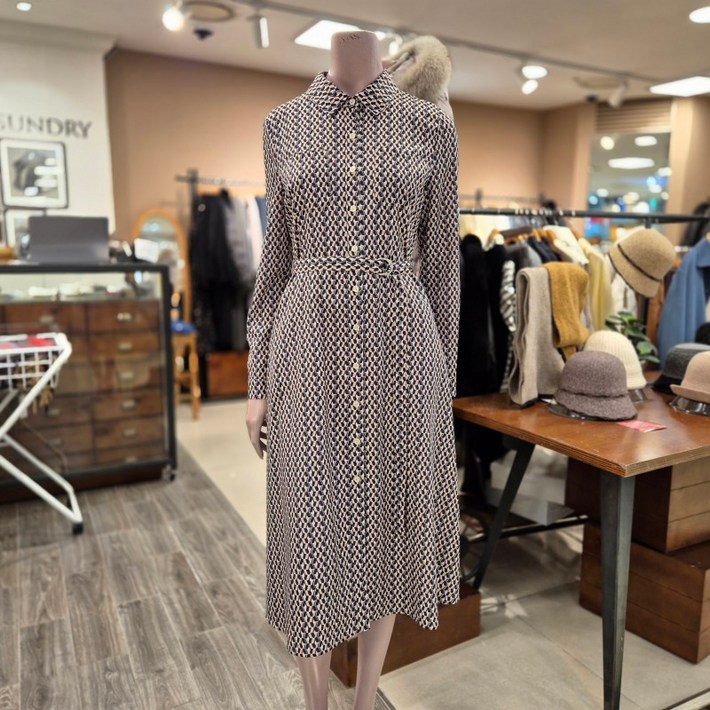 BCBG 올앤선드리 루비 OP 원피스 A5S1O672 58   PEACOCK BLUE