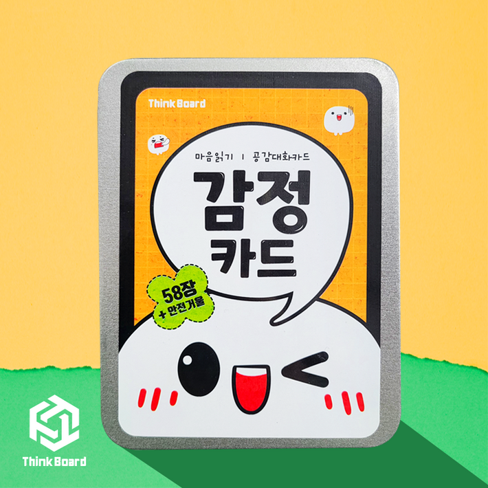 씽크보드 마음읽는 공감대화 감정카드, 혼합색상 씽크보드 마음읽는 공감대화 감정카드, 혼합색상