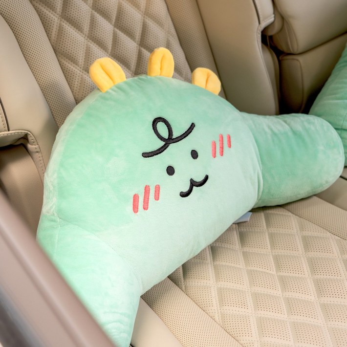 니니즈 죠르디 어부바 차량용 등쿠션 등받이 허리쿠션, 죠르디, 1개