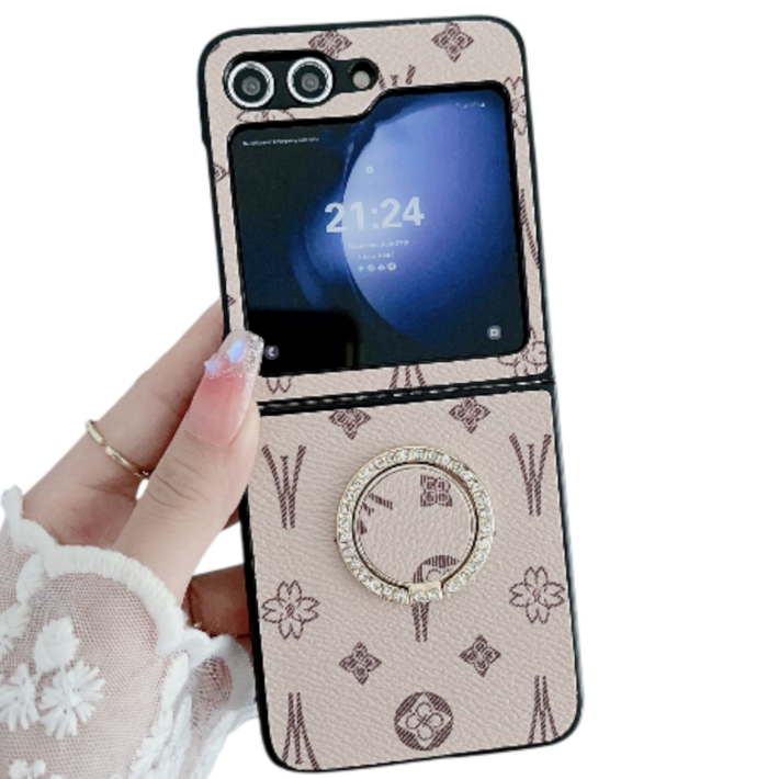 럭스폰 갤럭시 지플립 링 브래킷 빈티지 flip 전용 명품 케이스