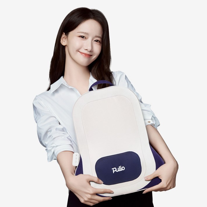 [풀리오 본사] 풀리오 체어 마사지기 / 등 허리마사지 안마의자 무선 의자형 쿠션 온열