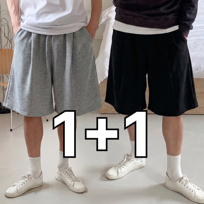 11 미제이 남자 버뮤다팬츠 6부 와이드 반바지