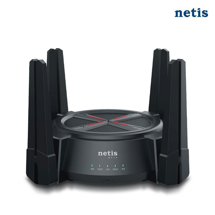 네티스 MEX6000 AX6000 MESH WIFI6 기가 와이파이 유무선 인터넷 공유기, 1개, 단일상품