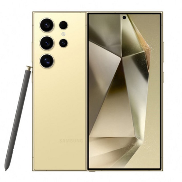 삼성전자 Ai 갤럭시 S24 울트라 256GB 공기계 S급 구성품 단말기  유심핀  보호케이스  보호필름  12개월 무상보증 Rethink, 256GB, 티타늄 옐로우