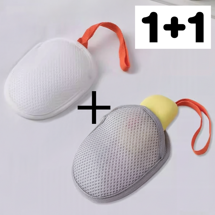 11도노리움 거품 생성 세안 샤워 휴대용 메쉬 비누망