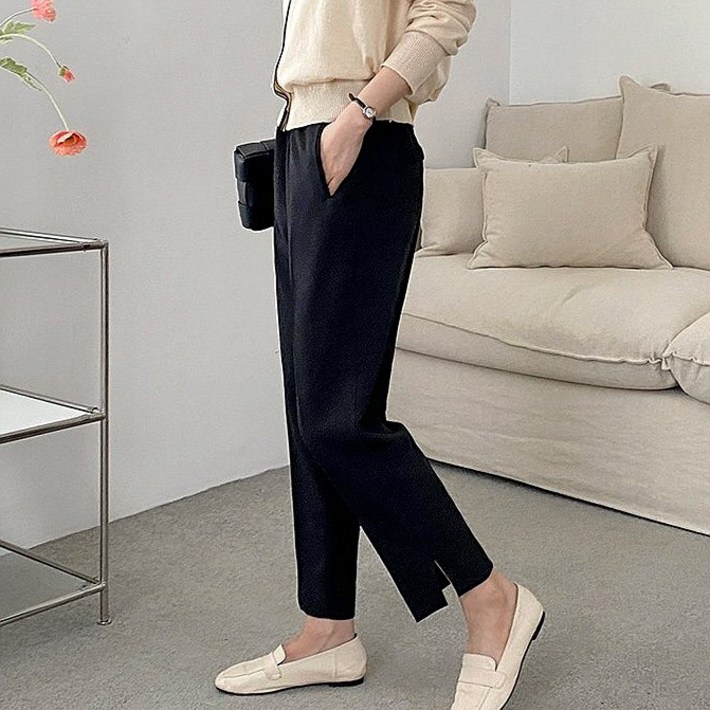 배기팬츠 봄 세미정장 외출바지 구김없는 최강스판 오피스 슬랙스