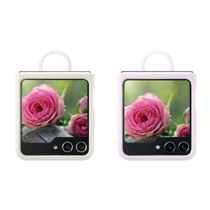 삼성 정품 갤럭시 Z플립5F731실리콘 커버 with 링 EFPF731