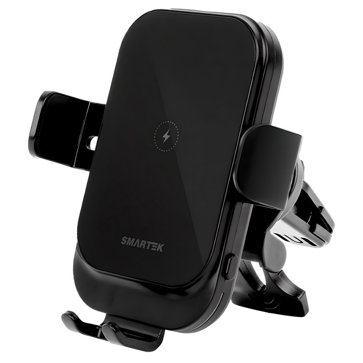 스마텍 차량용 무선 고속 충전거치대 STCD350, 블랙