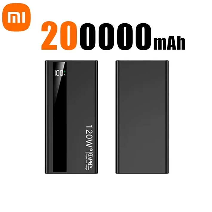 샤오미 120W 500000mAh 대용량 파워뱅크 초고속 충전 외장 배터리  용