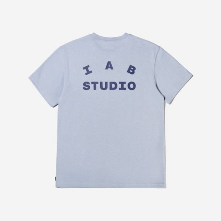 iab studio 반팔 아이앱 스튜디오 티셔츠 애쉬 블루 21SS IAB Studio TShirt Ash Blue 21SS