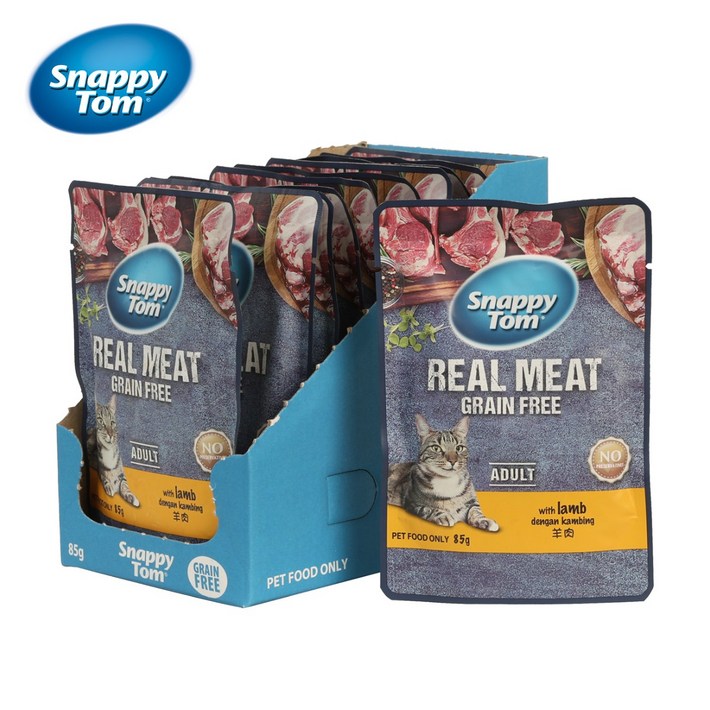 스내피톰 고양이 습식 주식 파우치 대용량