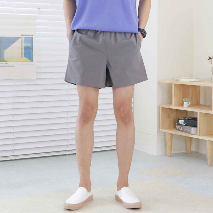 이너프데이 남성 에센셜 쿨 스판 여름 밴딩 바지
