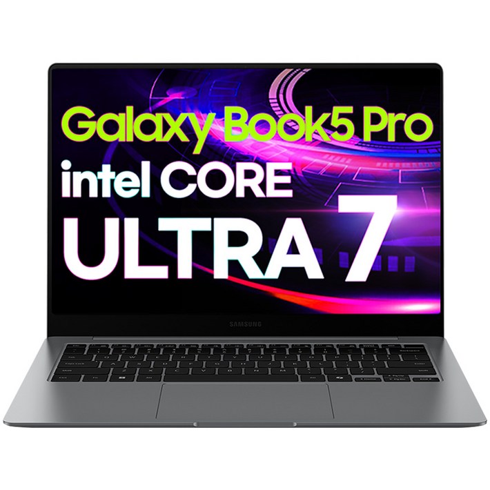삼성전자 갤럭시북5 프로 인텔 울트라7 윈도우11 AI 터치스크린 사무용 고사양 영상편집 노트북
