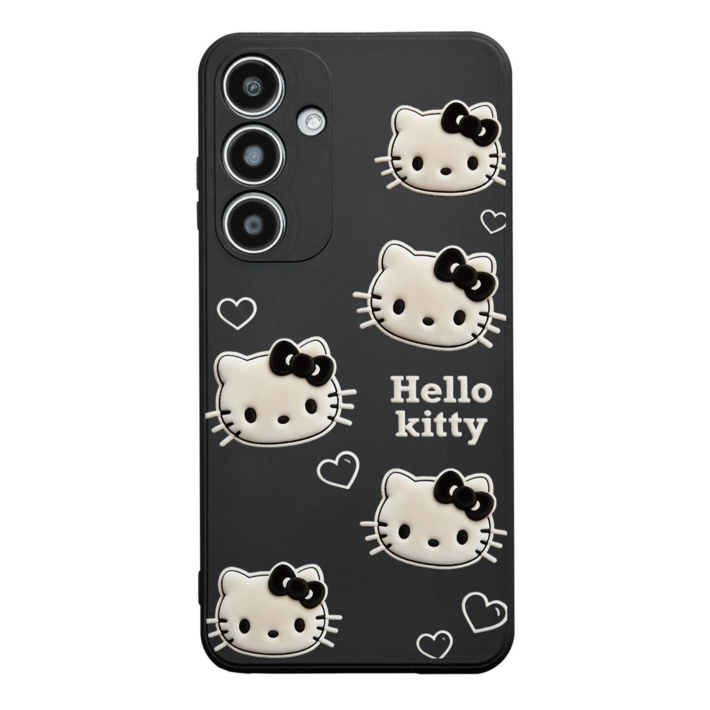 예쁜 블랙 헬로키티 과자 실리콘 케이스