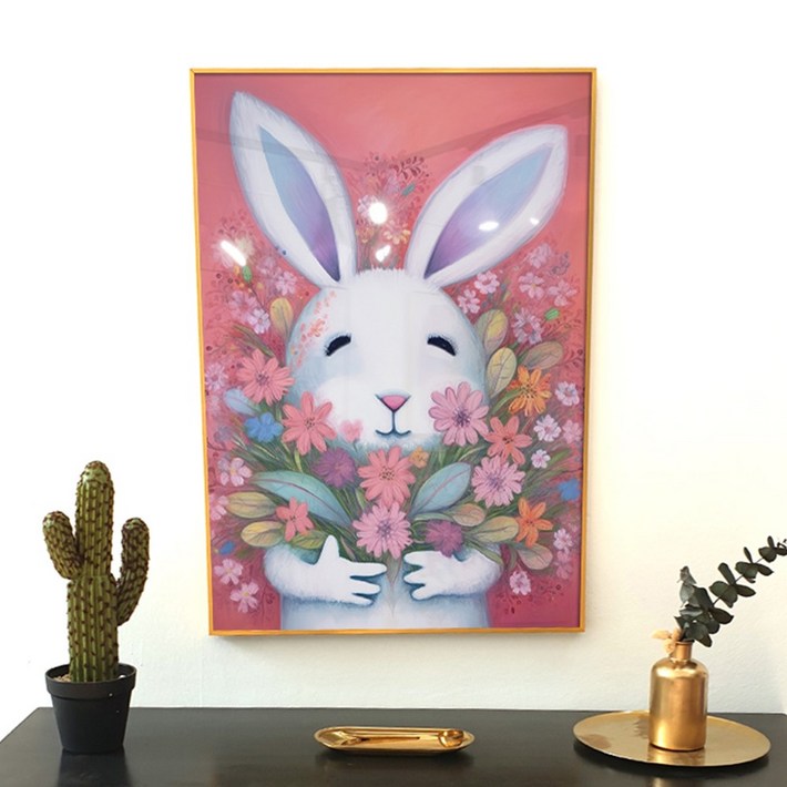 앙리아트 아이 방 일러스트 귀여운 동물 그림 북유럽 인테리어 액자 소품
