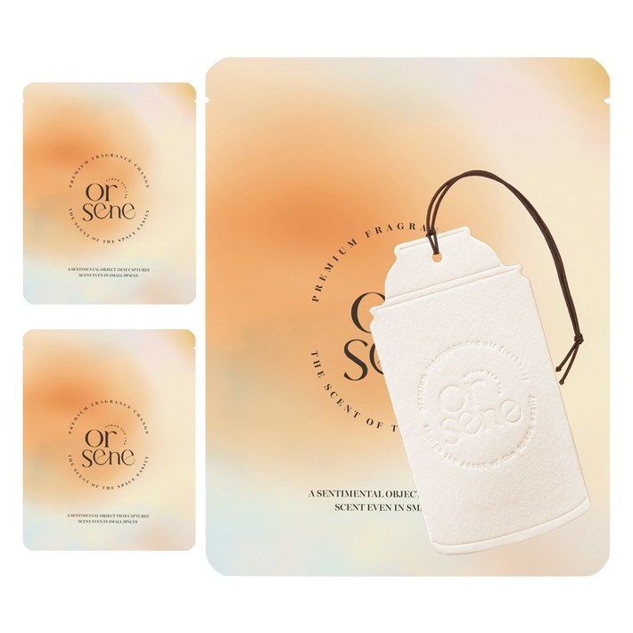 올센느 종이 방향제 사쉐 옷장 차량용 룸미러 방향제