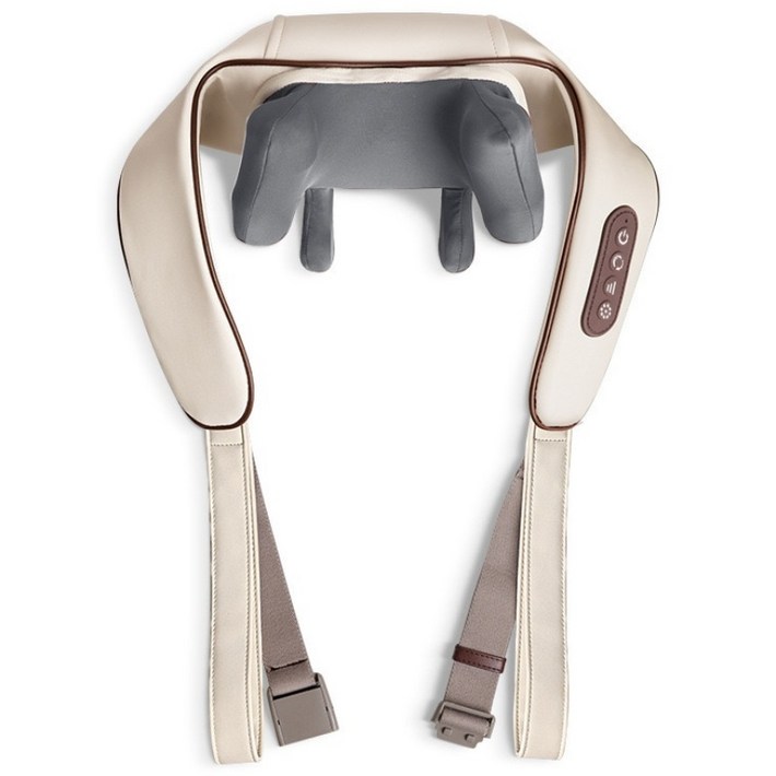 무선 온열 목 어깨 마사지기 3D 텐션 안마기 승모근 지압기 허리 마사지기