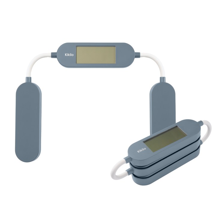 Kikilo 키킬로 여행용 가정용 폴더블 체중계 초경량 휴대용 미니 접는, 블루Stone Blue, 1개, KFS