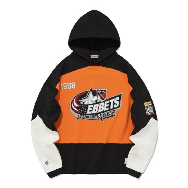 이벳필드 EBBETSFIELD EHL 하키 후디드 맨투맨 오렌지 후드티 후디