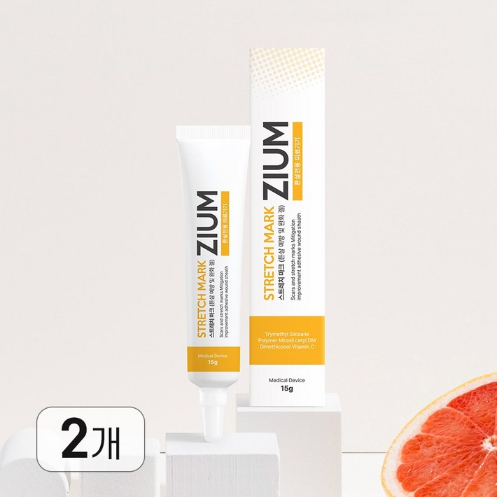 ZIUM 스트레치 마크 튼살관리 겔, 15g, 2개 ZIUM 스트레치 마크 튼살관리 겔, 15g, 2개