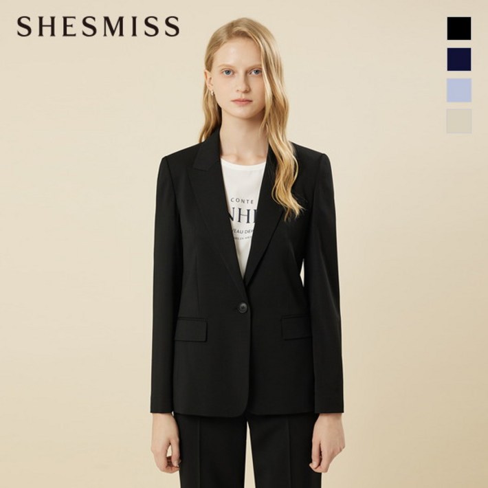 [쉬즈미스(SHESMISS)] [쉬즈미스] 원 버튼 베이직 싱글 재킷_SWSJKN21010