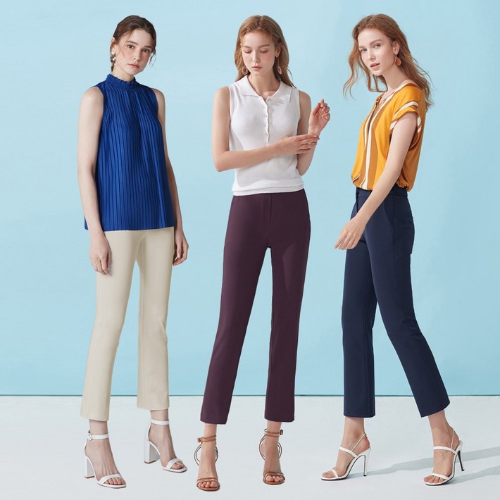 바이유 여성 에어웨이트 모션 팬츠 3종택1HUMG