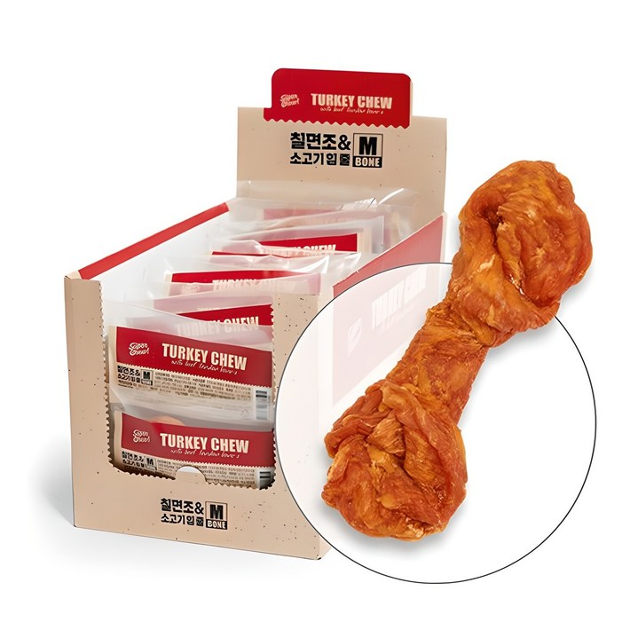 슈퍼츄 강아지 터키츄 건조간식 본M