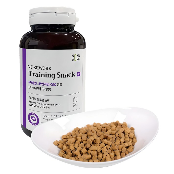 노즈워크 강아지 트레이닝 스낵 져키, 가수분해 오리맛, 150g, 1개 노즈워크 강아지 트레이닝 스낵 져키, 가수분해 오리맛, 150g, 1개