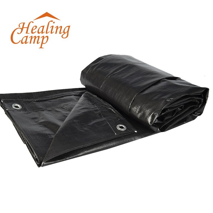 방수포 그라운드시트 타포린 캠핑용 텐트 방수포 힐링캠프 천막 제작전문, 검정