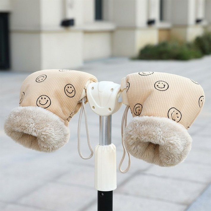 유아 아기 킥보드 핸드워머 자전거 워머 털 방한 방풍 장갑 겨울용