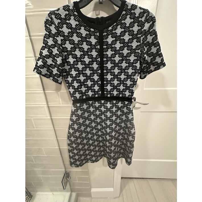 마쥬 마제 자카드 니트 미니 드레스 4716746