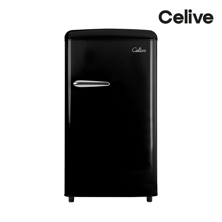 셀리브 레트로 미니 냉장고 85L, 미니냉장고블랙 셀리브 레트로 미니 냉장고 85L, 미니냉장고블랙