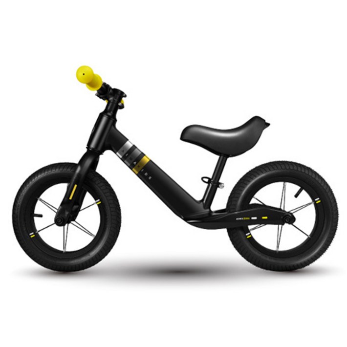 아이마 밸런스바이크 KC인증제품 국내배송 자전거 스스로 배우기 두뇌 발달 어린이 최고에 선물, 블랙, 1개
