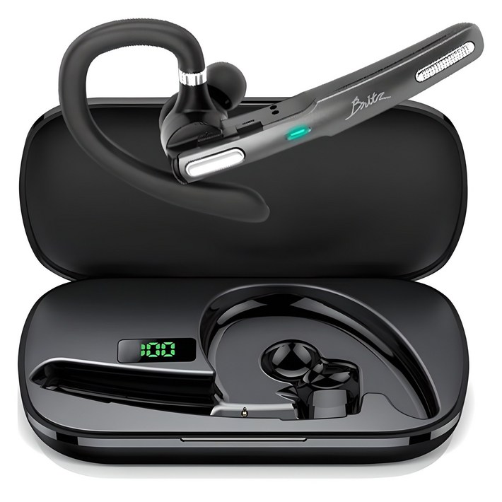 브리츠 프리미엄 블루투스 이어셋, BZVtalk7R, 블랙