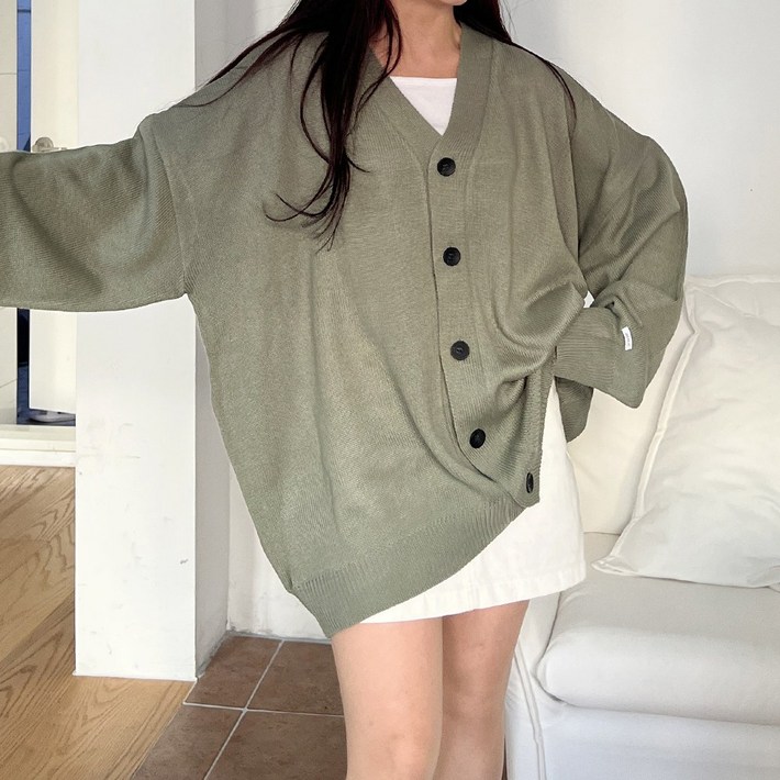 5XL 올핏 컬러 가디건 6color
