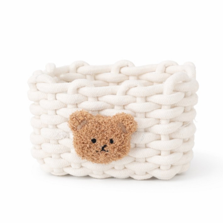히야펫 뜨개질 코지 베어 바구니