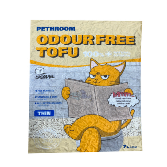 페스룸 고양이 오도어 프리 두부 씬 모래 가는입자 오리지널