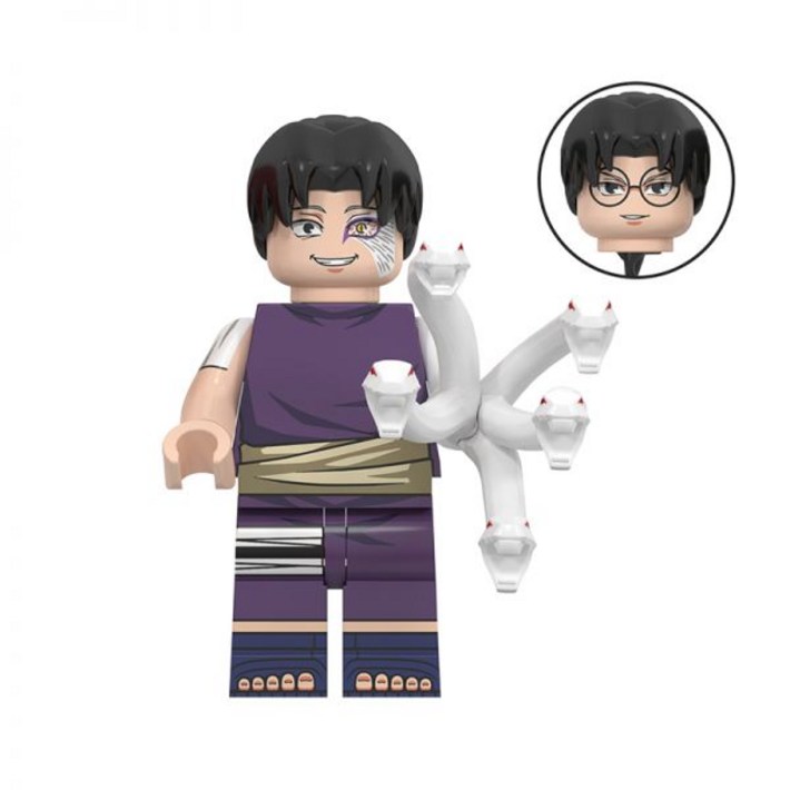 레고 나루토 미니피규어, 타사 닌자 구화염 나루토 사스케 주변 피규어, 조립식 빌딩 블록