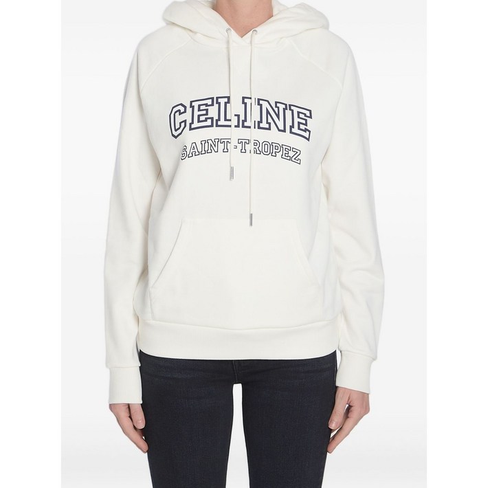 셀린느 플리스 코튼 후디