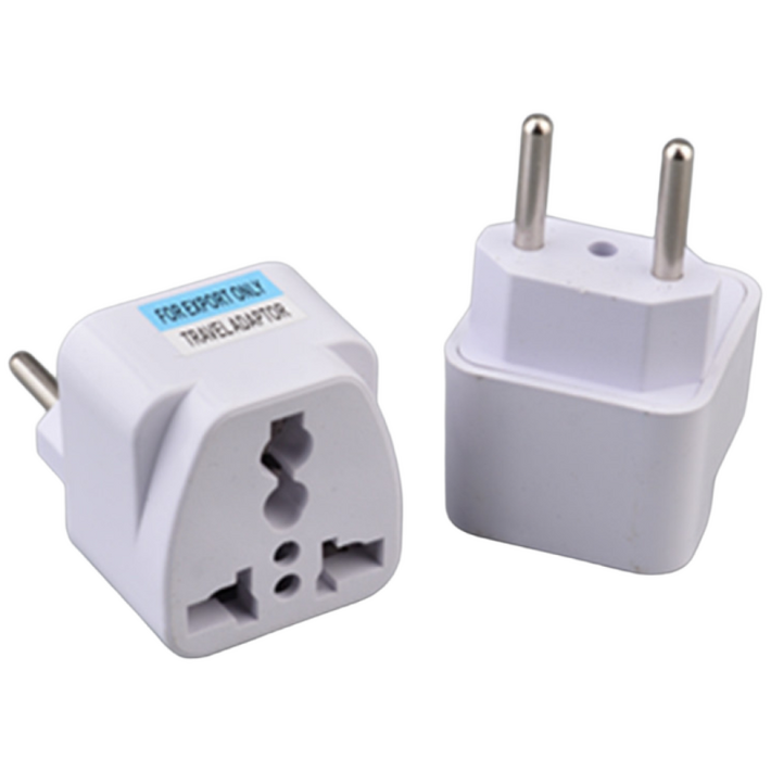 라이트닝웍스 EU 유럽형 멀티변환 콘센트 이탈리아 프랑스 네델란드 벨기에, 2개