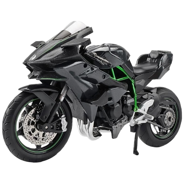 하야부사 두카티 가와사키 H2R 오토바이 프라모델 시동 및 리얼구동