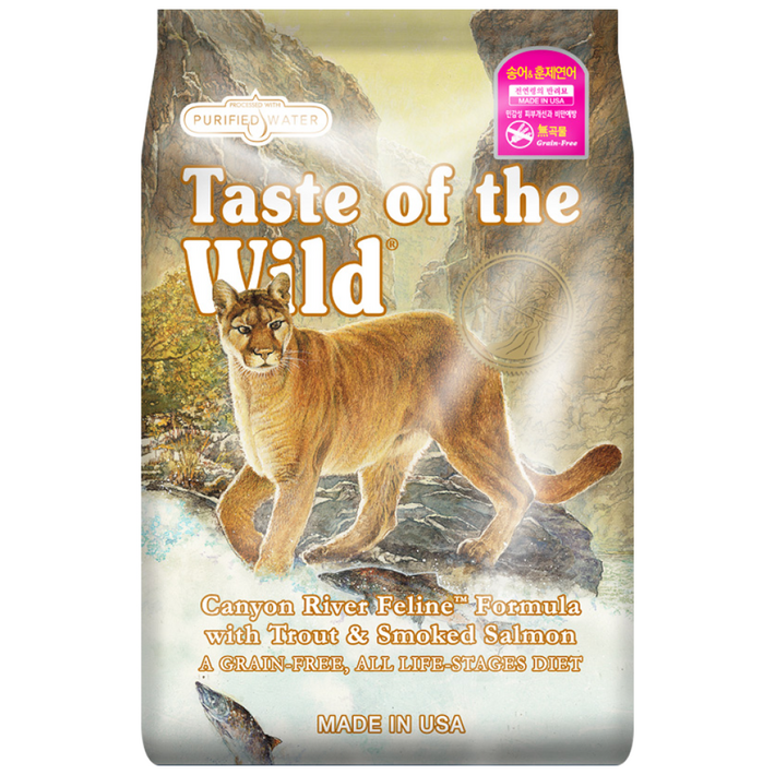테이스트오브더와일드 송어 앤 훈제연어 캣 기능성 사료, 피부피모알러지, 7.5kg, 1개