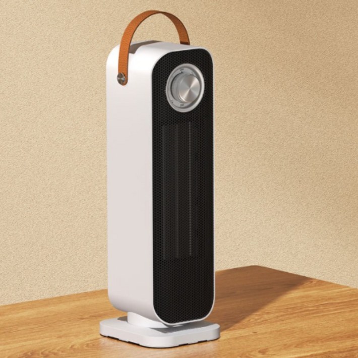 VIBEEY 가정용 온풍기 절전형 전기난로 미니 온풍기 PTC 온풍기 전기 히터, 고급 모던 화이트, NF05