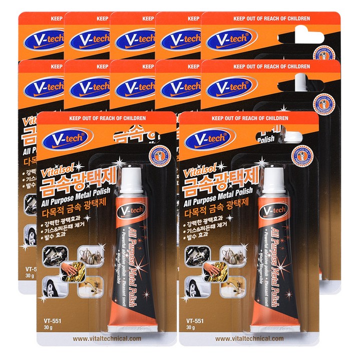Vtech 금속광택제 30g VT551, 12개