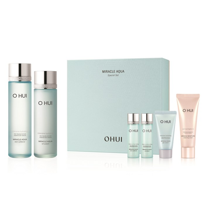 오휘 미라클 아쿠아 기초화장품 2종 세트