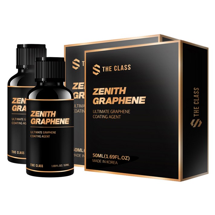 더클래스 제니스 그래핀 유리막 코팅제, 50ml, 2개 더클래스 제니스 그래핀 유리막 코팅제, 50ml, 2개