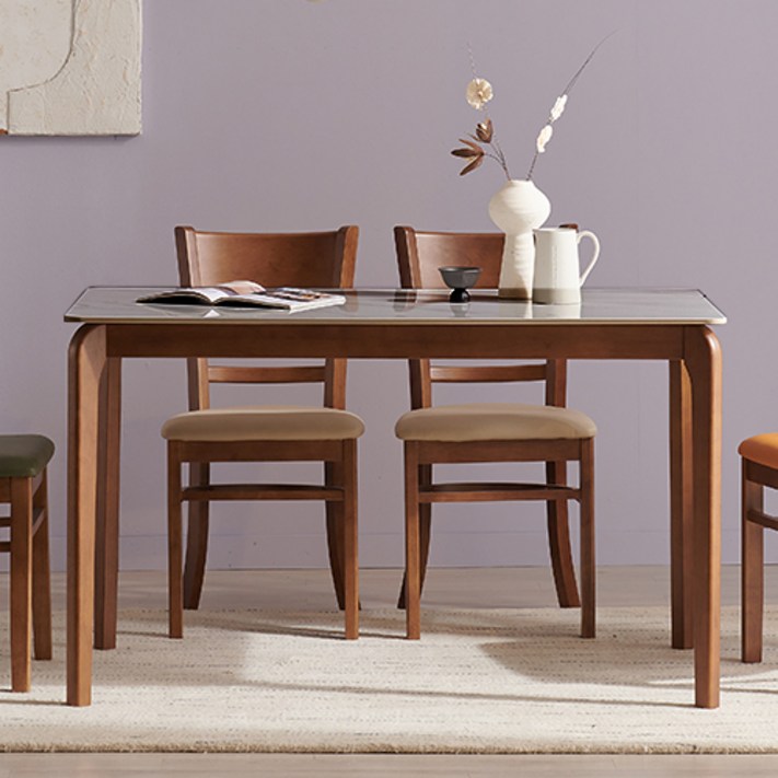 잉글랜더 세레니티 통세라믹 원목 식탁 방문설치