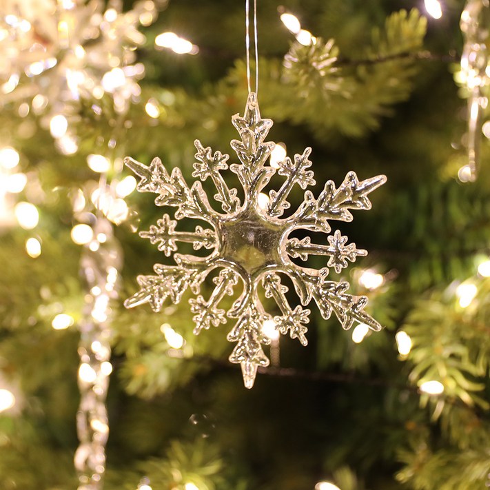 조아트 크리스마스 트리 오너먼트 크리스탈 아이씨클 장식 67p 세트, 단일색상, 1개