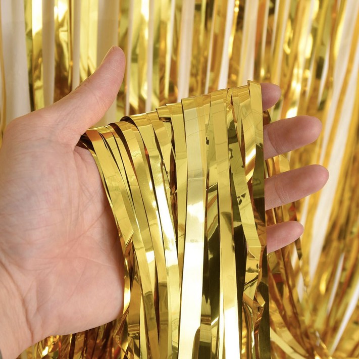 미미파티 데코 수술 은박 파티 커튼