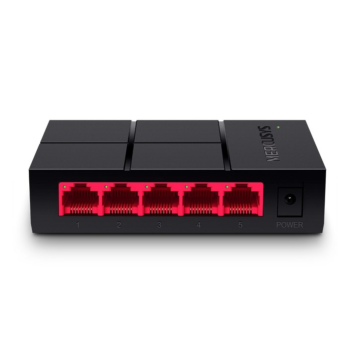 머큐시스 5 포트 10 100 1000 Mbps 기가비트 데스크톱 스위칭허브